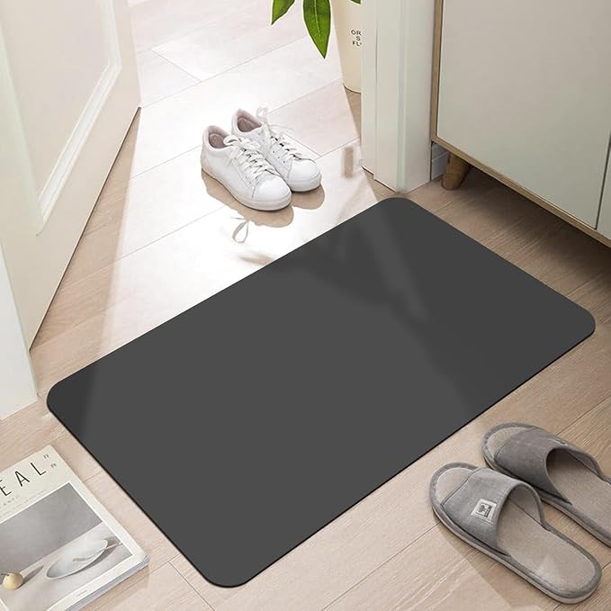 Ultra Thin Door Mat Indoor Entrance, 1/10 in Thin Door Mats