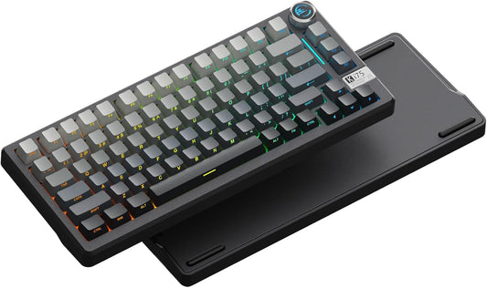 SOLAKAKA KI75 Wireless Gaming Keyboard, 75% Mechanical Aluminum Keyboard
