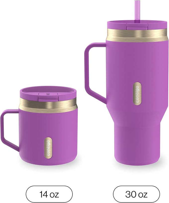 Contigo SnapSeal 14 oz Stainless Steel Vacuum-Insulated Water Bottle