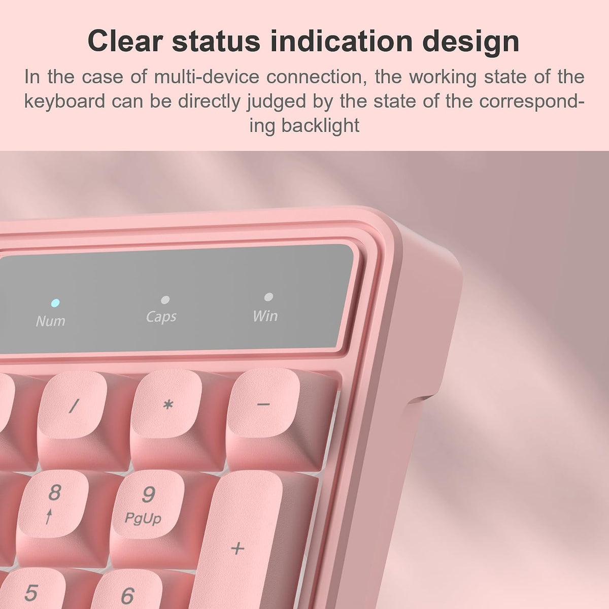 Pink Creamy Keyboard and Mouse Combo,MageGee GK980 Wired RGB Backlit Keyboard and Pink Gaming Mouse Combo,PC Keyboard and Adjustable Sensitivity Mouse for PC/loptop/MAC