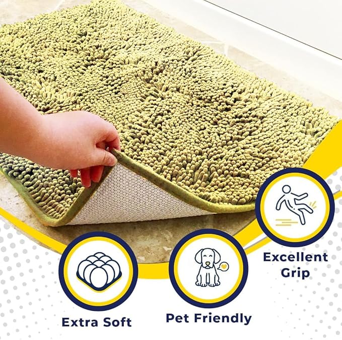 Muddy Mat® | Super Water Absorbent Door Mat Indoor, Microfiber Quick Dry