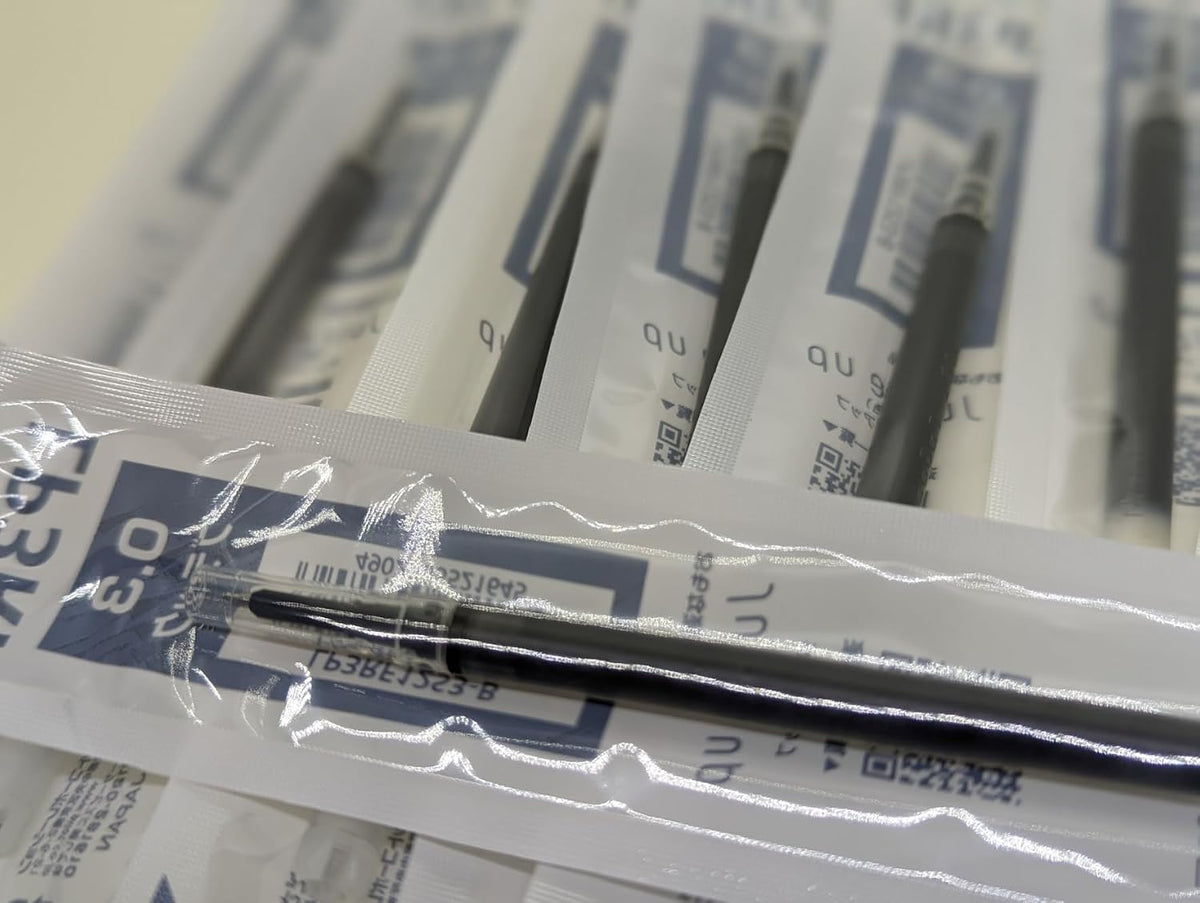 MAYAX Pilot juice up 05 Retractable Gel Ink Pen Ultra Fine Point, Black Ink, 5 Pens & 10 Refills, Original Sticky Notes (0.5mm, Millimeters)