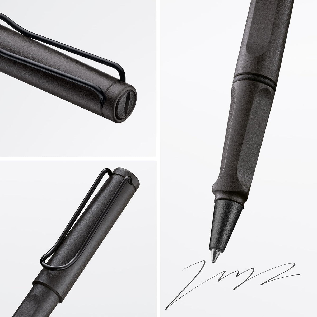 Lamy safari umbra - Rollerball Pen with ergonomic grip & line width M - for pleasant long writing - made of robust ASA plastic - including rollerball refill M 63 in blue