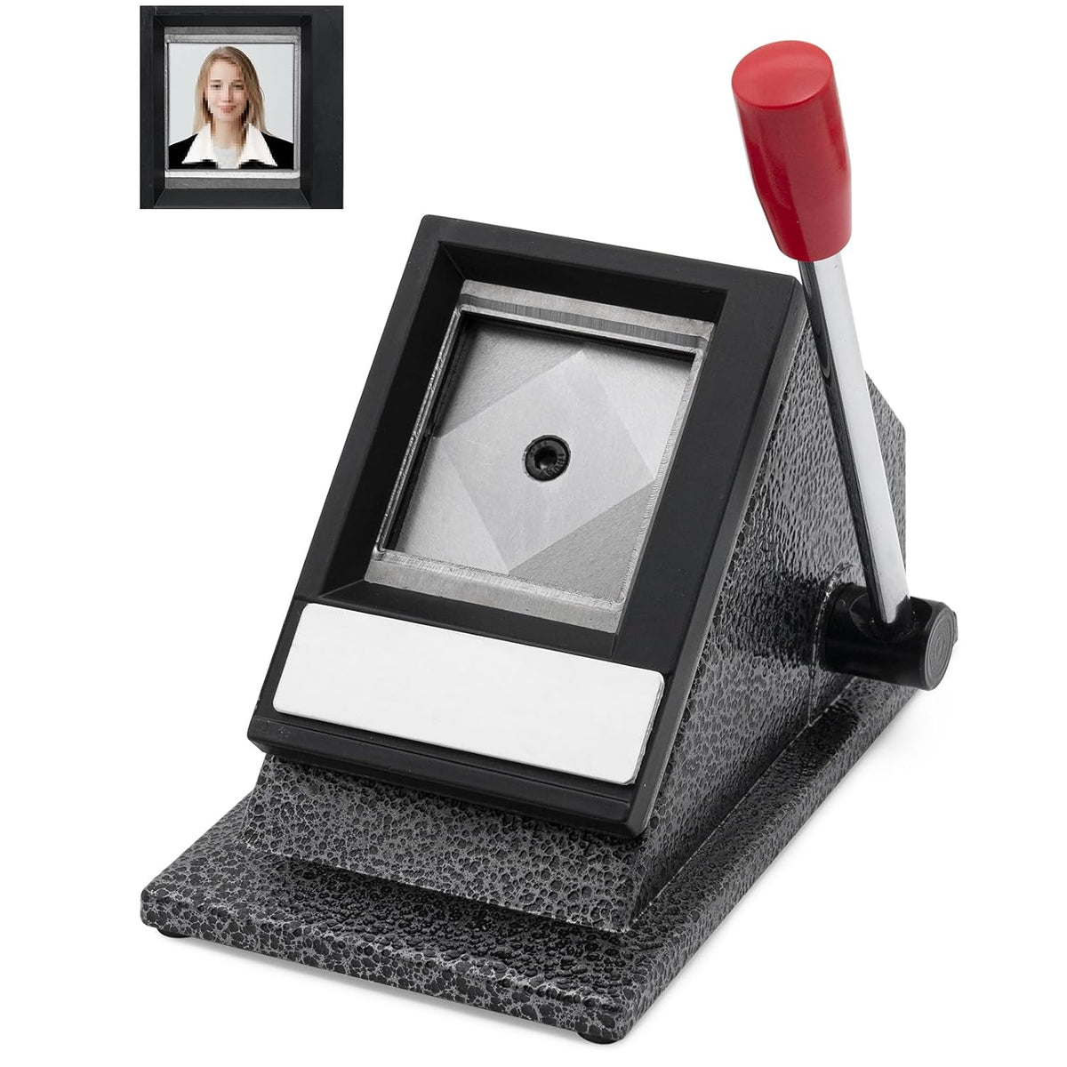 Table Top Passport Photo Cutter,50x50mm Square Paper Puncher