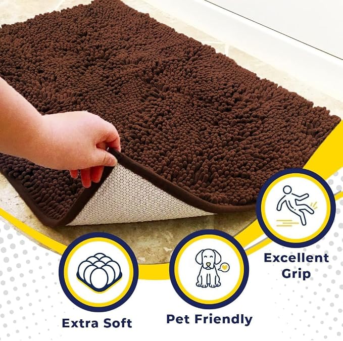 Muddy Mat® | Super Water Absorbent Door Mat Indoor, Microfiber Quick Dry