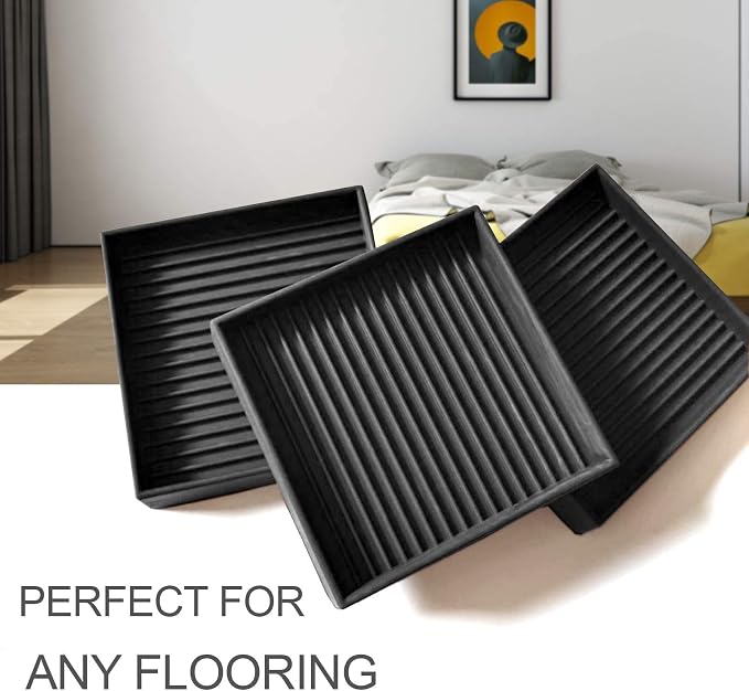 Non Slip Furniture Pads for Hardwood Floors -8 Pcs 3” Furniture Coasters Cups