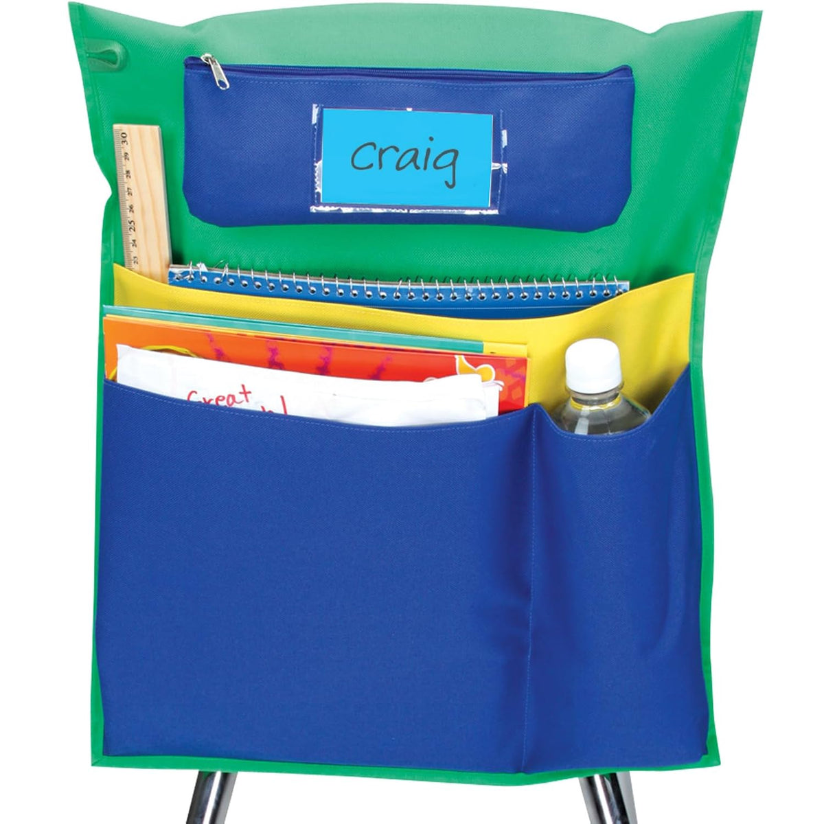 Really Good Stuff Deluxe Multi-Pocket Chair Pockets, 36-Pack