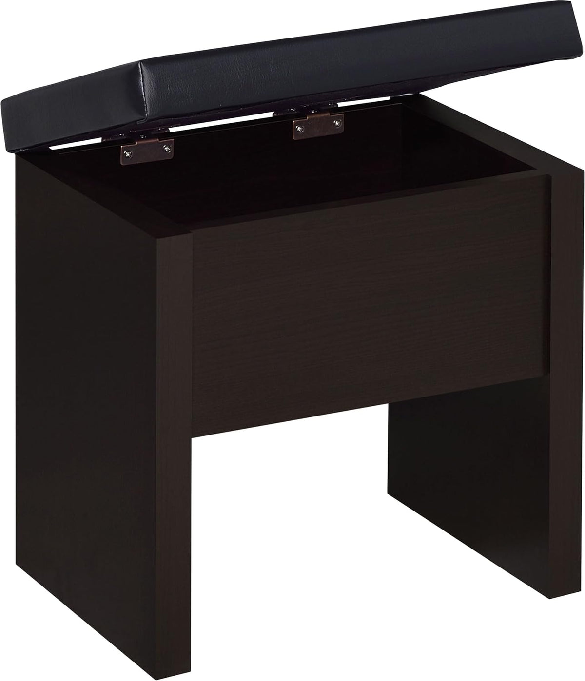 Coaster Home Furnishings Harvey Contemporary 3-Piece Vanity Desk Makeup Table Set with Storage Mirror and Vanity Stool Cappuccino 300289