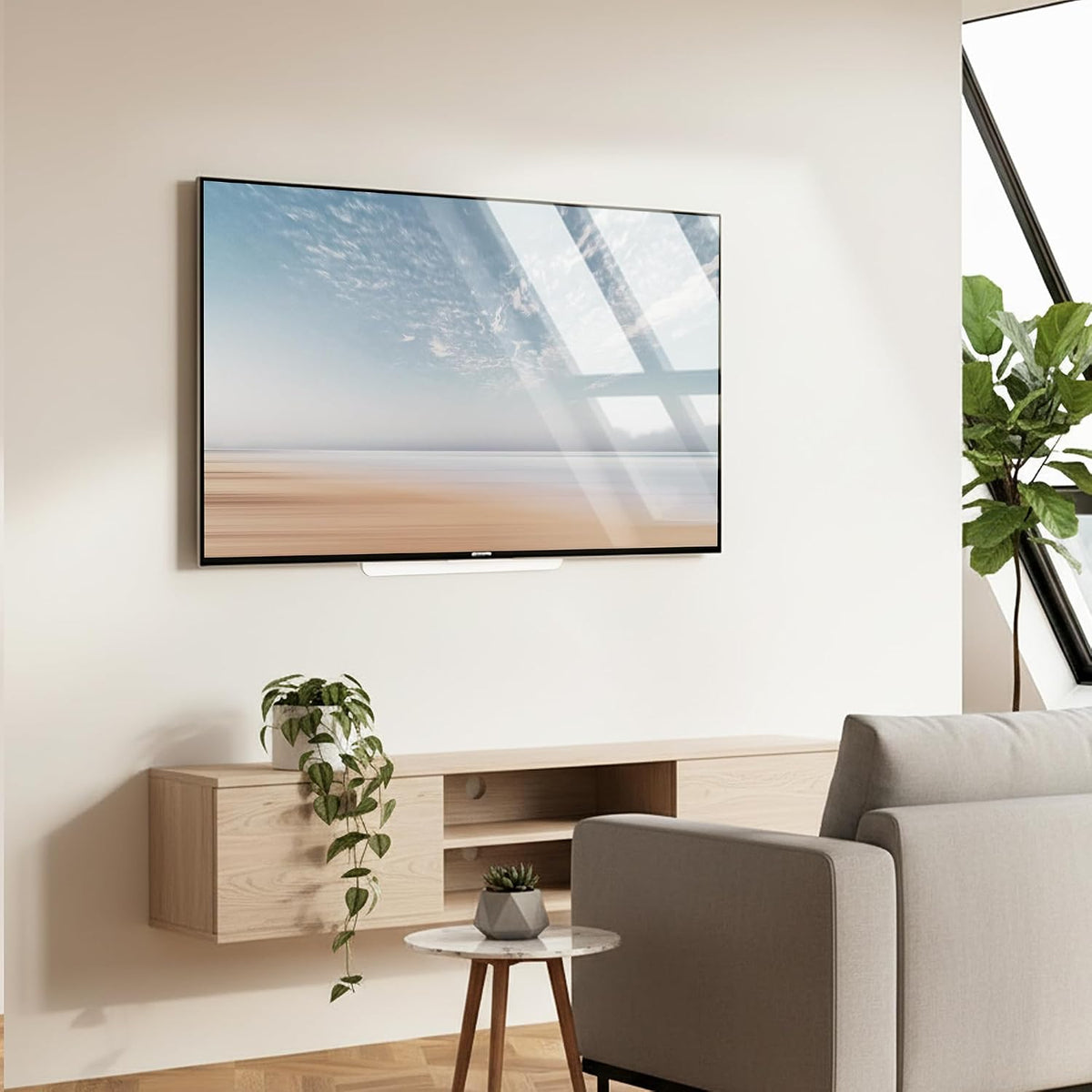 VIVO White Recessed in-Wall 9 in Media Box for Behind TV, MOUNT-CE10
