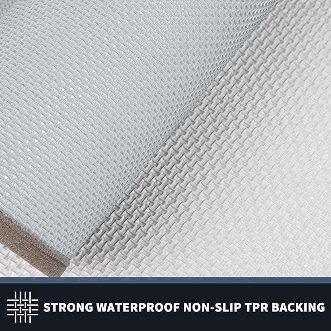 PURRUGS Dirt Trapping Door Mat 34" x 60", Non-Slip Machine Washable Entryway Rug