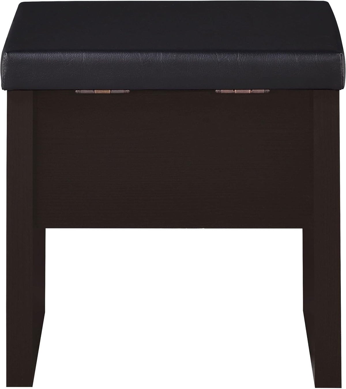 Coaster Home Furnishings Harvey Contemporary 3-Piece Vanity Desk Makeup Table Set with Storage Mirror and Vanity Stool Cappuccino 300289