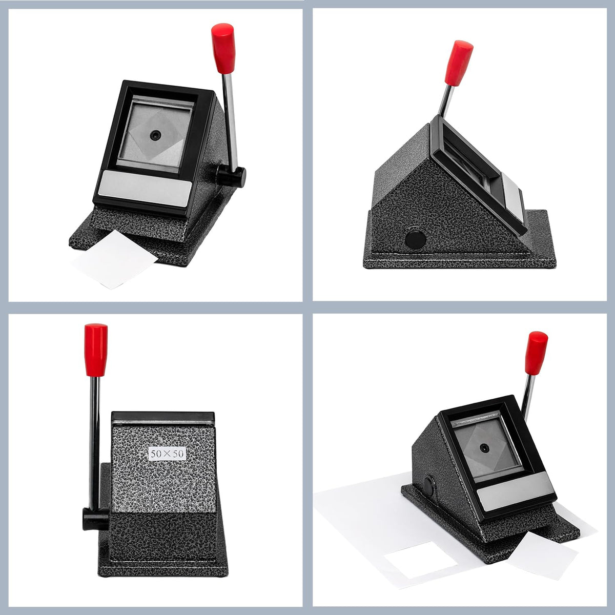 Table Top Passport Photo Cutter,50x50mm Square Paper Puncher