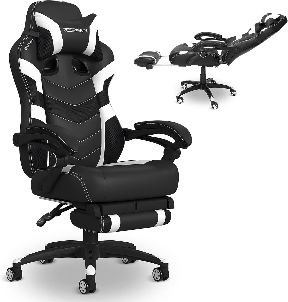 Respawn 110 Pro Ergonomic Gaming Chair with Footrest and Recline