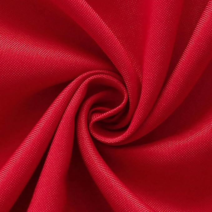 FOLINS&HOME Red Waterproof Decorative Table Runner 108 Inches Long | 210GSM