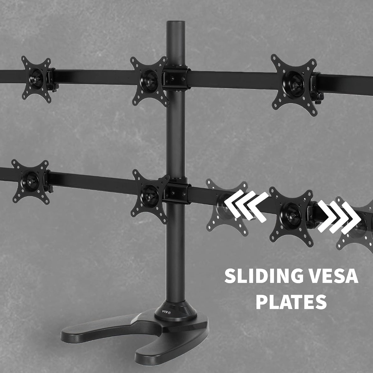 VIVO Hex Monitor Desk Mount for 17 to 27 inch Screens, STAND-V006F