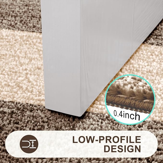 Kitinjoy Indoor Outdoor Door Mat, 59x32 Non-Slip Absorbent Dirt Trapper