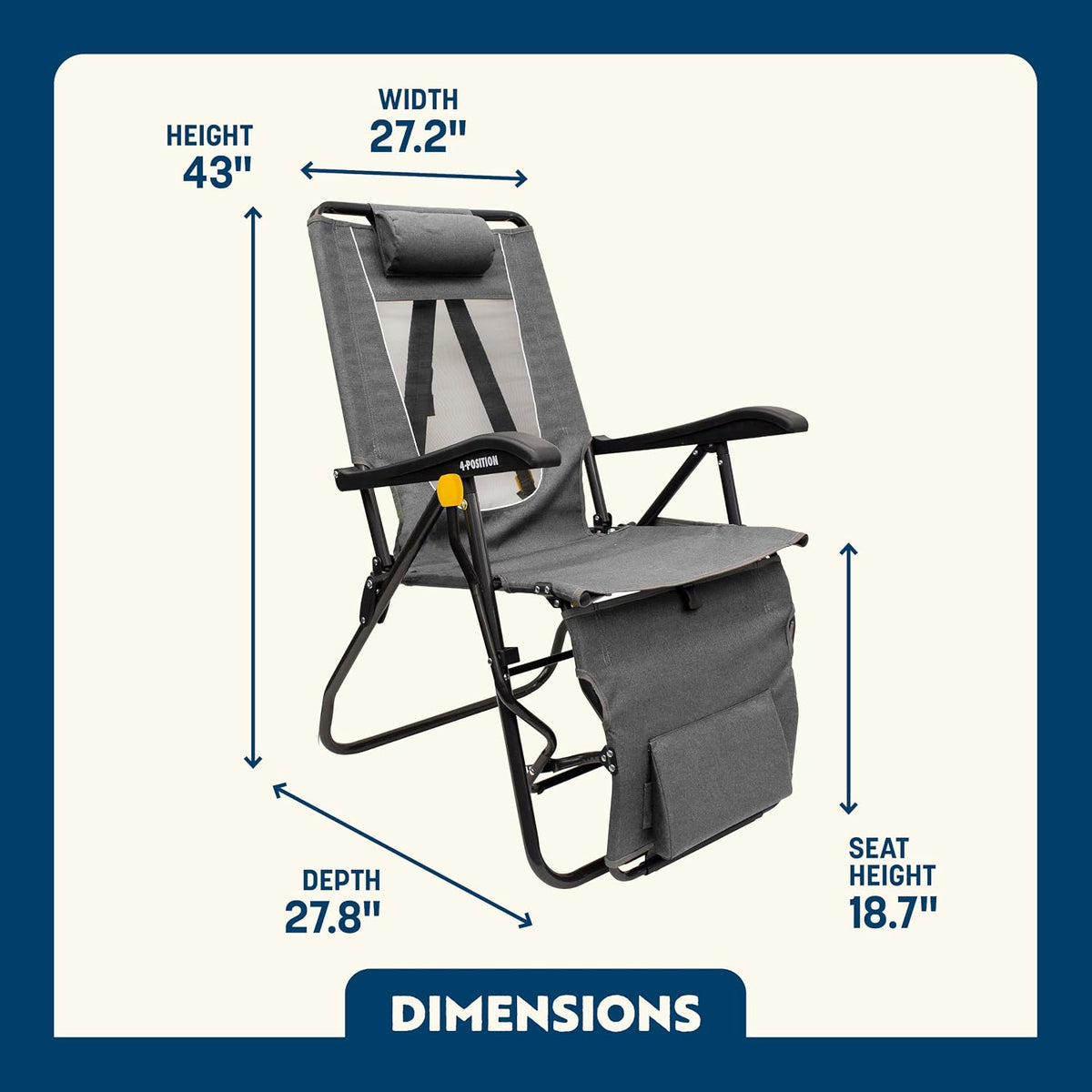 GCI Outdoor Legz Up Lounger Outdoor Lounge Chair