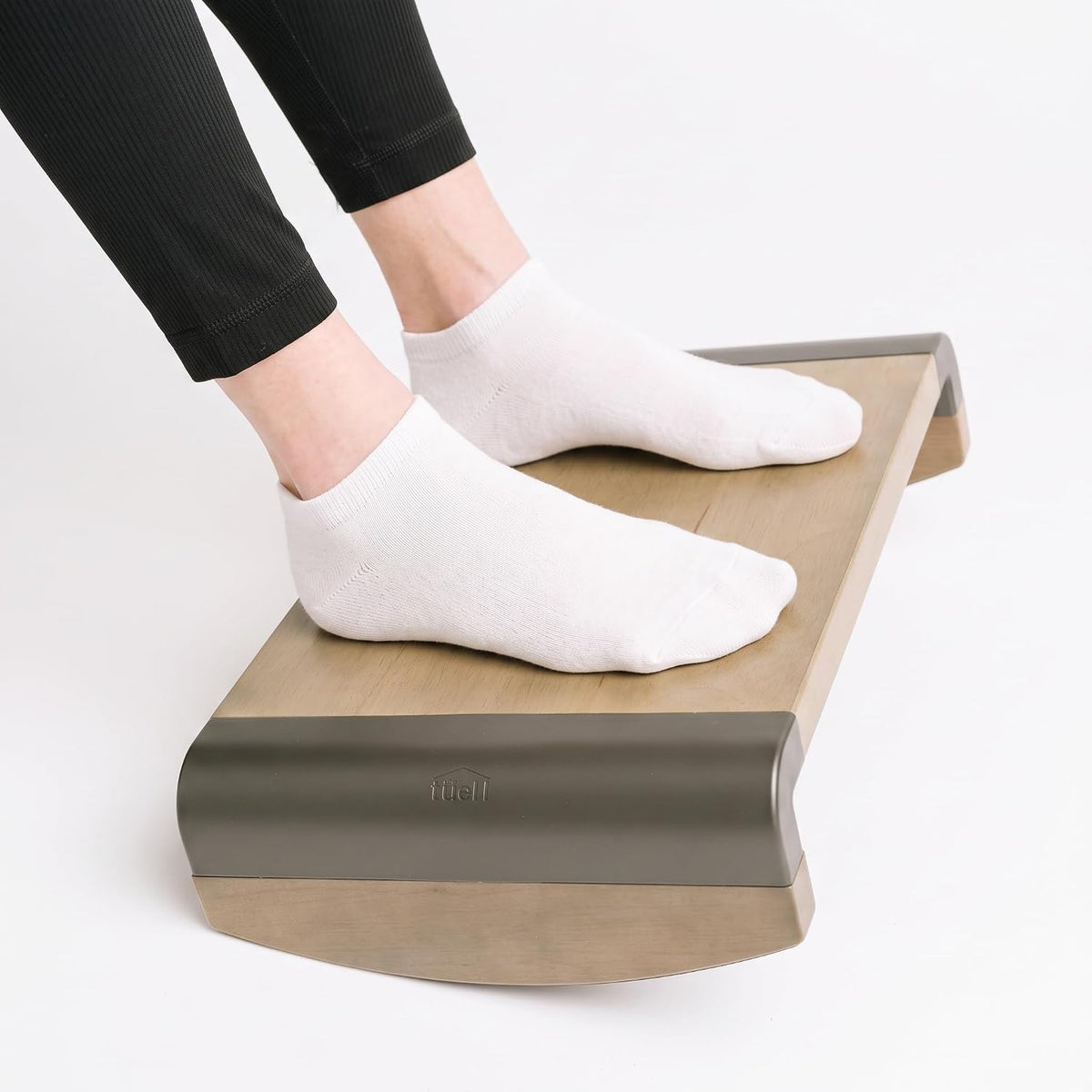 Tiel Ergonomic Wooden Foot Rest for Under Desk