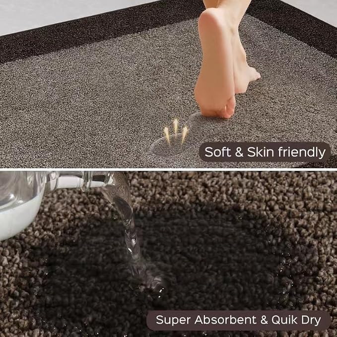 Machine Washable Runner Rug 32" x 144", Non Slip Kitchen Rug