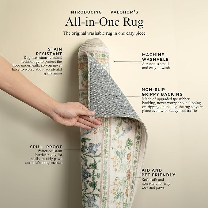 2x3 Washable Small Rugs for Entryway: Door Mat Indoor Entrance Throw Area Rug