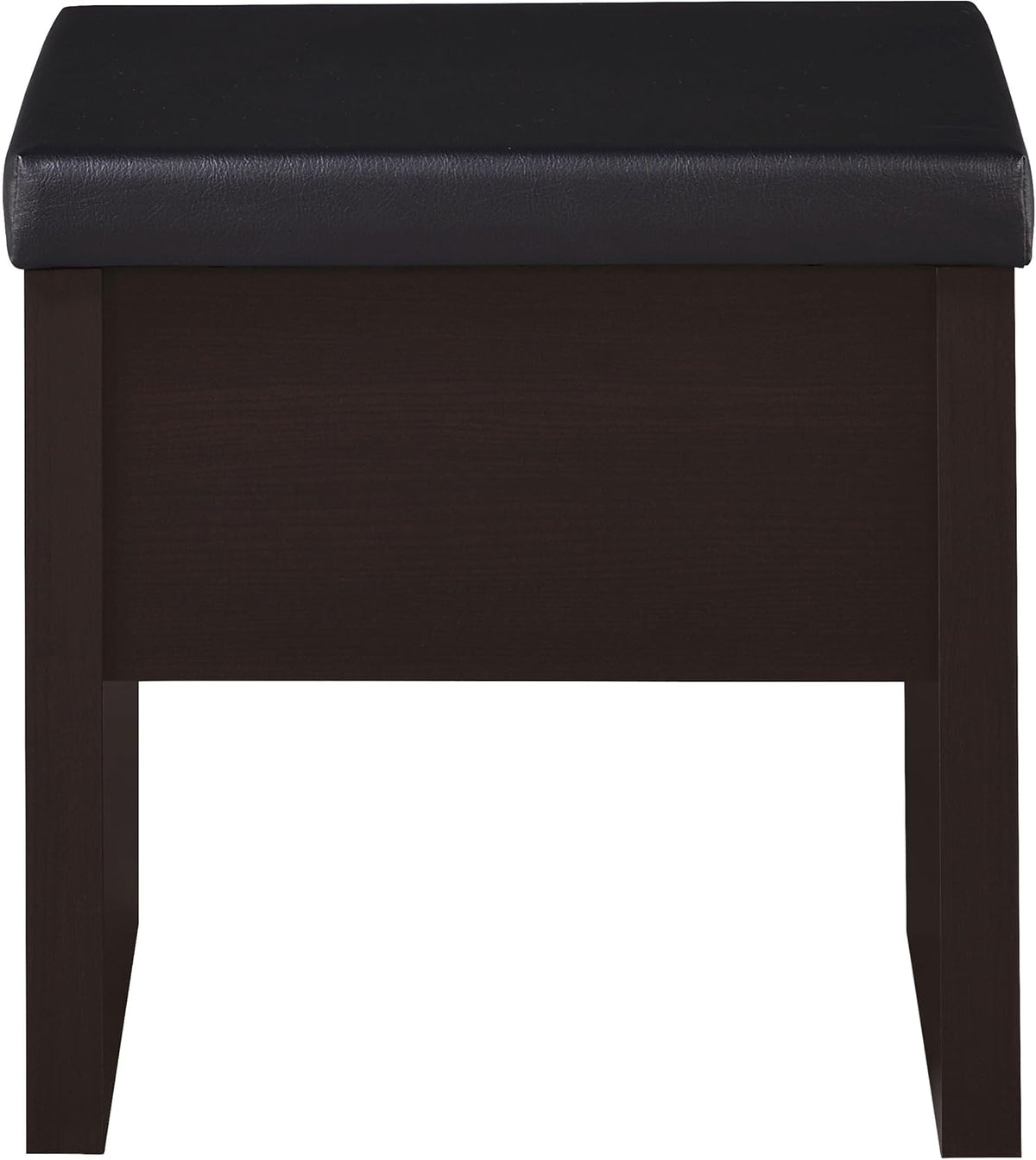 Coaster Home Furnishings Harvey Contemporary 3-Piece Vanity Desk Makeup Table Set with Storage Mirror and Vanity Stool Cappuccino 300289