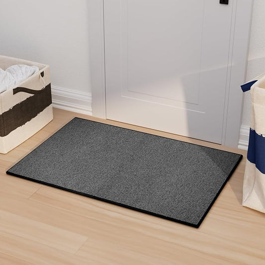 AREDO Door mat with Non Slip Rubber Backing, Washable Soft Floor Carpet