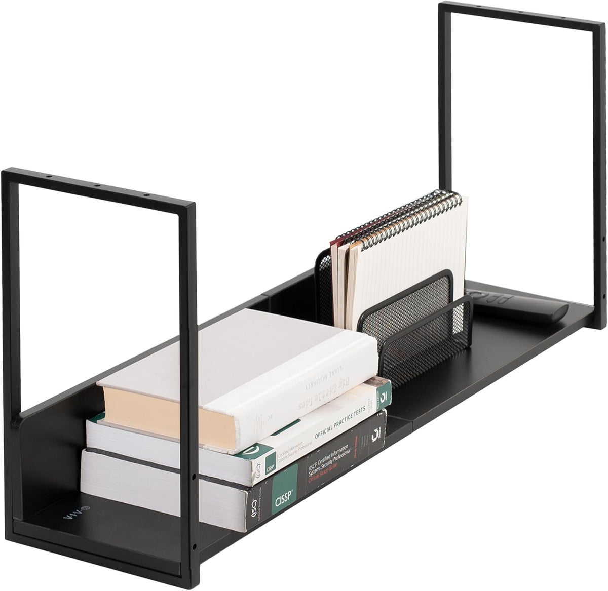 VIVO Black Under Desk 30 x 7 in Storage Shelf, DESK-SHELF30-UB