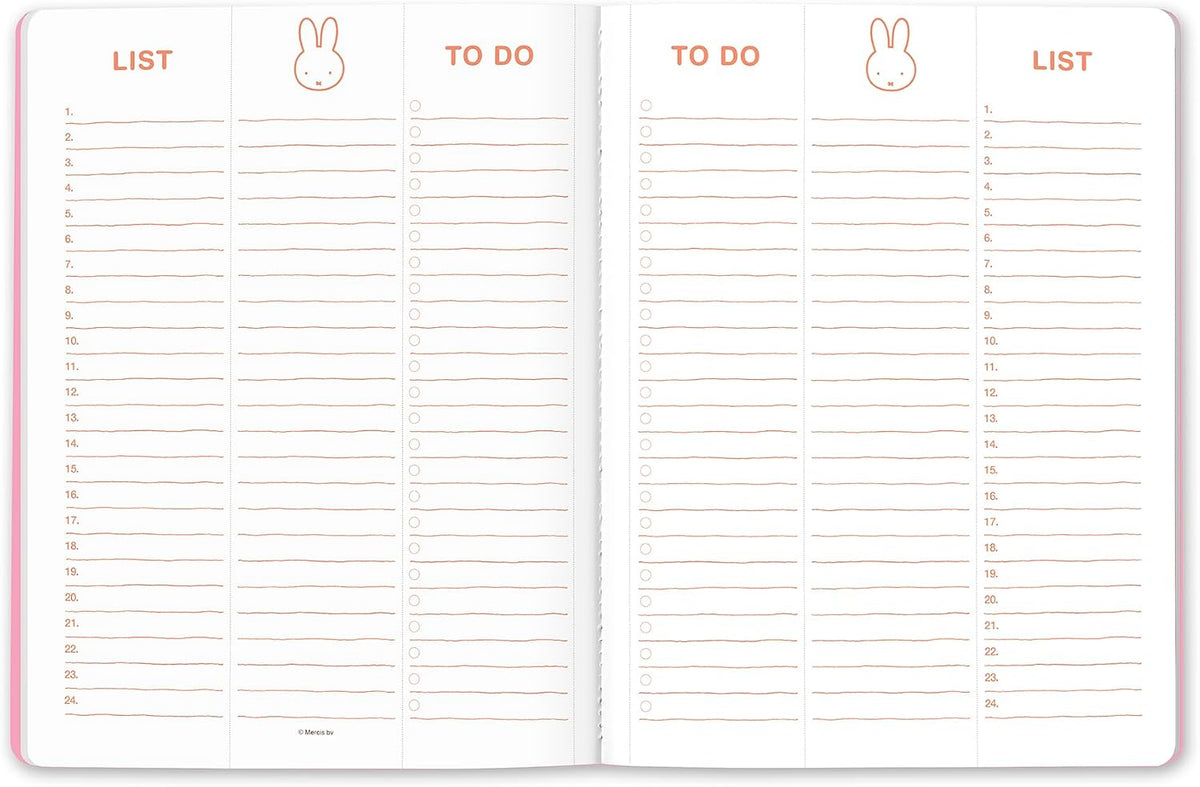 2027 Just Right Monthly Planner, 7.5 x 9.75", Miffy A Year in Color