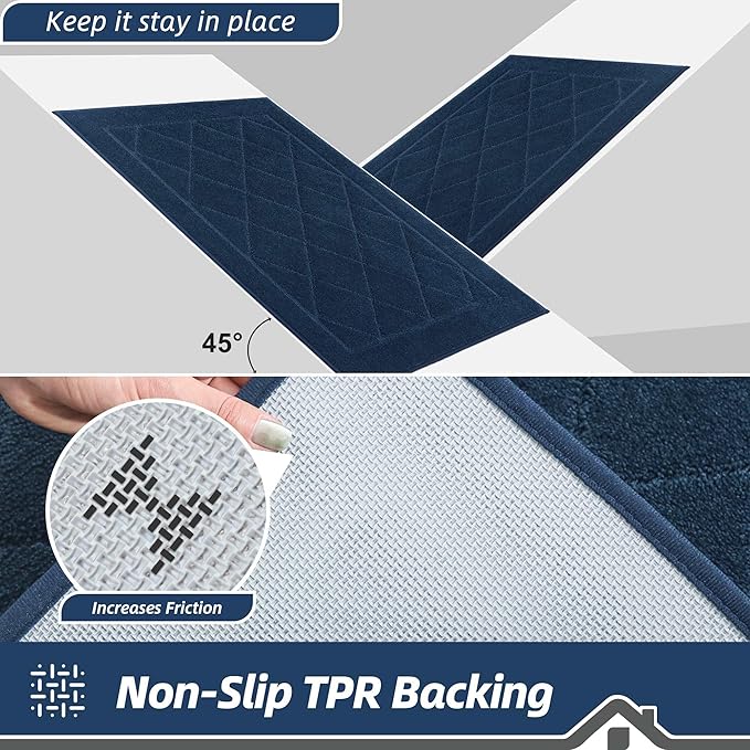 BEQHAUSE Dirt Trapper Door Mat 24" x 36", Doormat Non-Slip Entryway Rugs