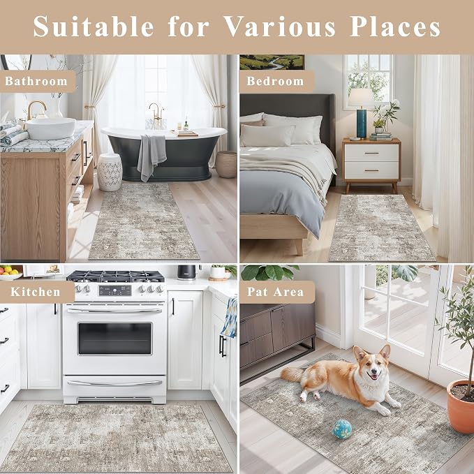 2x4 Washable Entryway Area Rug