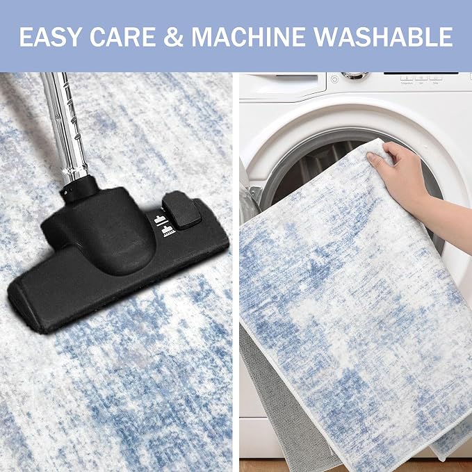 IOHOUZE Abstract Runner Rug 2x7 Ft Washable Runners