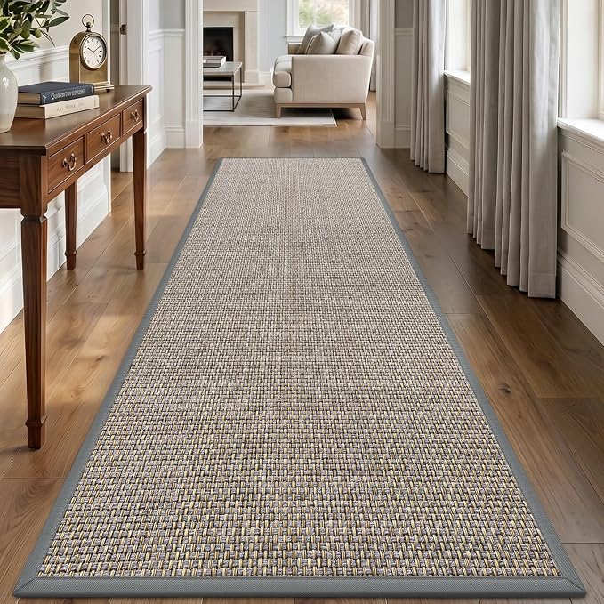 DEX Hallway Runner Rug 2x6, Non Slip Rubber Backing Inside Entryway Carpet