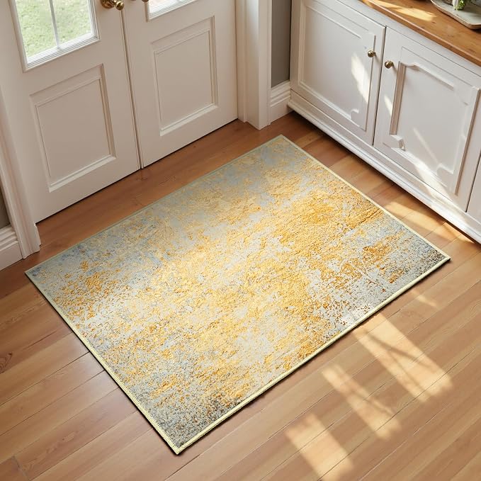 Entrance Rugs Indoor 2x3 Orange, Kitchen Floor, Front Door Indoor Door Mat