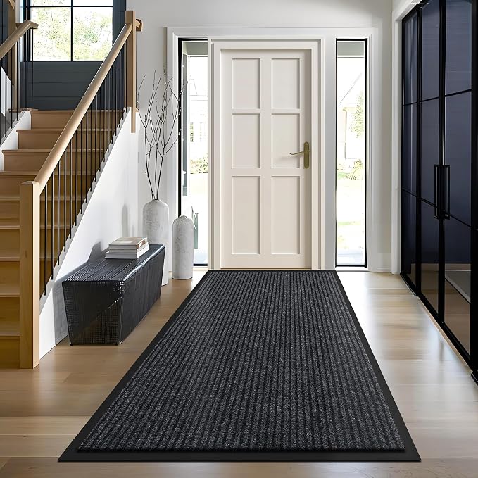 BesWin Front Door Mat, Heavy Duty Commercial Floor Mat Inside Outside Entrance