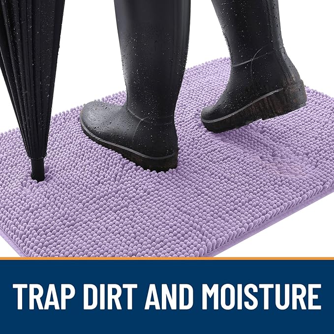 OLANLY Dog Door Mat for Muddy Paws 59x20, Absorbs Moisture and Dirt, Absorbent