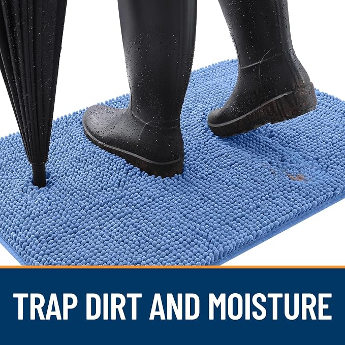 OLANLY Dog Door Mat for Muddy Paws 45x27, Absorbs Moisture and Dirt, Absorbent