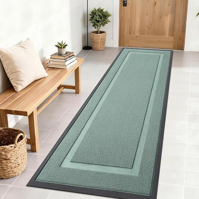 OLANLY Front Door Mat Indoor Outdoor Entrance, Waterproof All-Season,