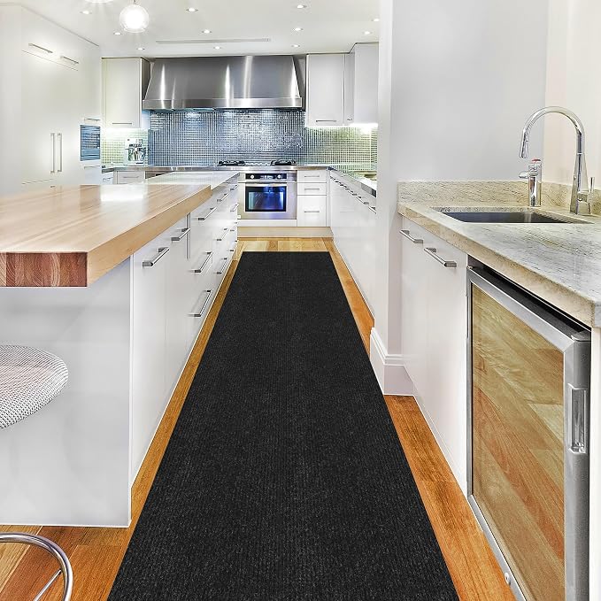 Ottomanson Non Slip Rug with Scraper Pile Durable