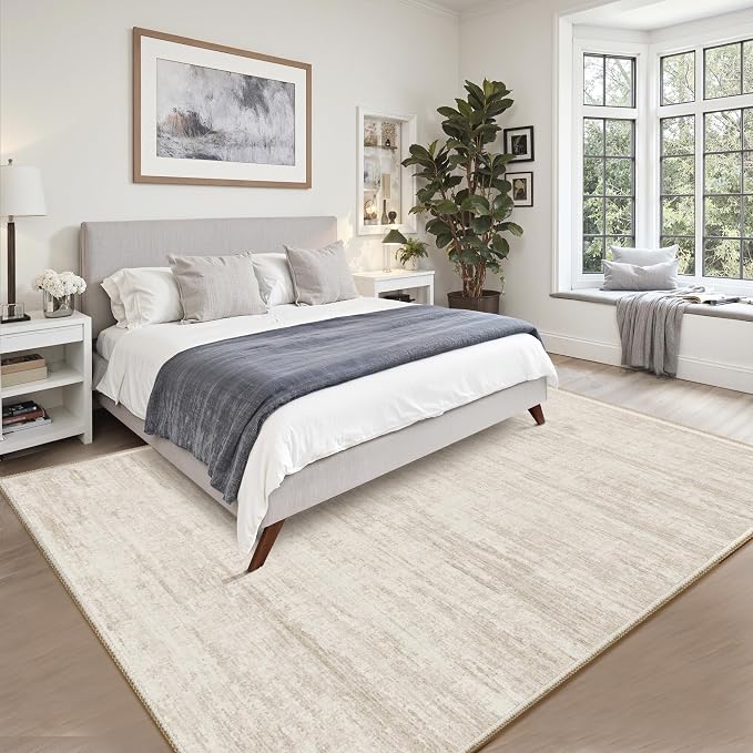 Area Rugs 9x12 for Living Room, Non-Slip Backing Machine Washable Rugs