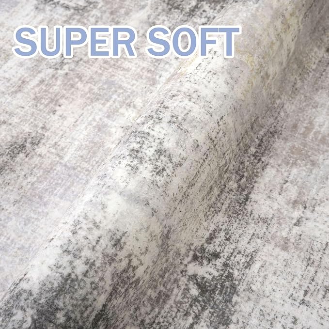 IOHOUZE Abstract Area Rugs 8x10 Ft Washable Large Rugs