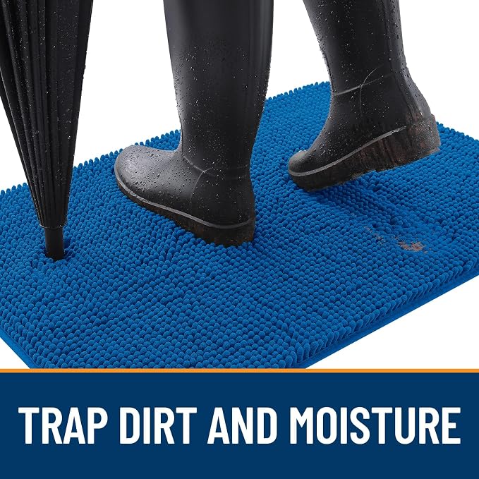 OLANLY Dog Door Mat for Muddy Paws 45x27, Absorbs Moisture and Dirt, Absorbent