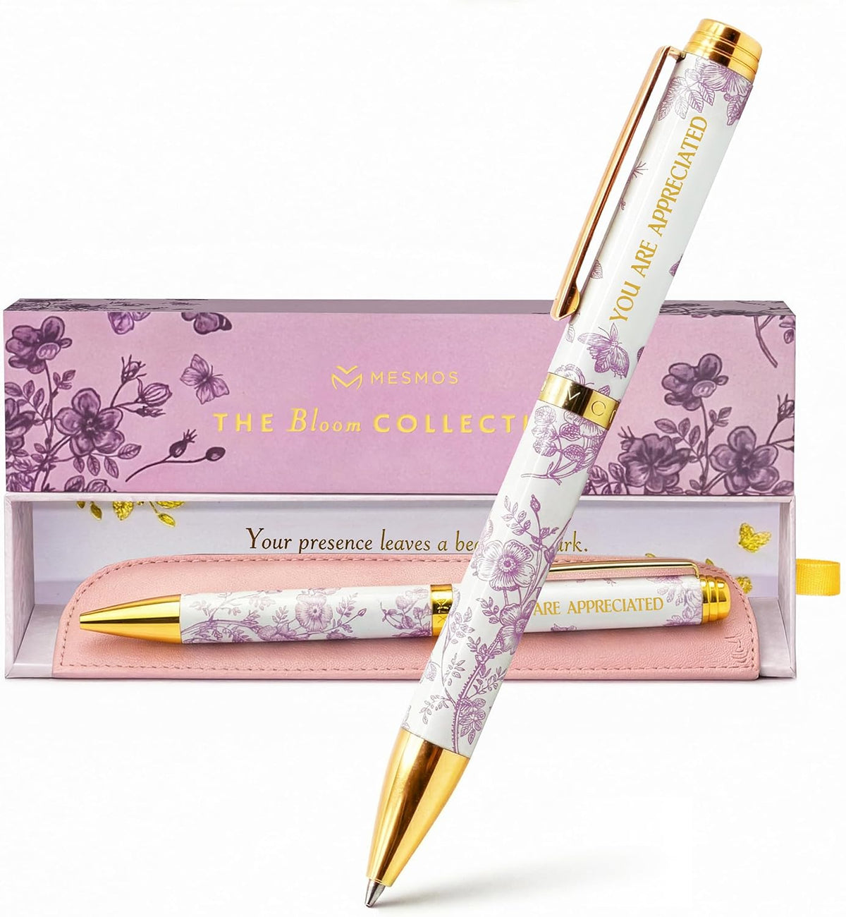 MESMOS High End Luxury Gift for Women, End of Year Teacher Gifts, German-Ink & 1mm Swiss-Tip, Fancy Pens for Women, Appreciation Gifts for Coworkers, Employees & Beautiful Unboxing Experience