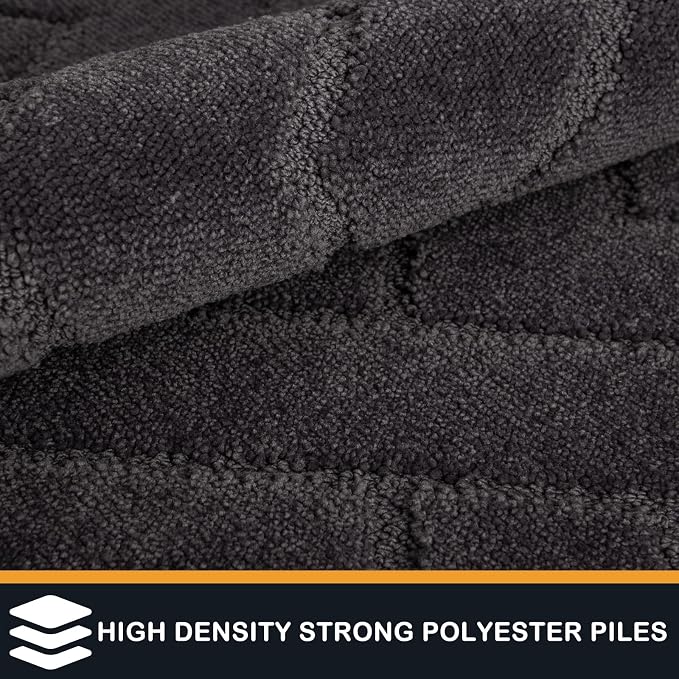 PURRUGS Dirt Trapping Door Mat 20" x 31.5", Non-Slip Machine Washable Entry Rug