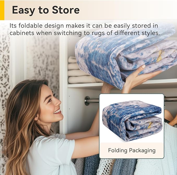 RELEANY Washable Area Rugs 5'x8' Non-Slip Modern Abstract Soft