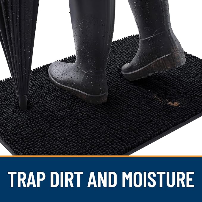 OLANLY Dog Door Mat for Muddy Paws 44x32, Absorbs Moisture and Dirt, Absorbent