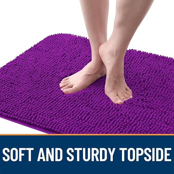 OLANLY Dog Door Mat for Muddy Paws 47x20, Absorbs Moisture and Dirt, Absorbent