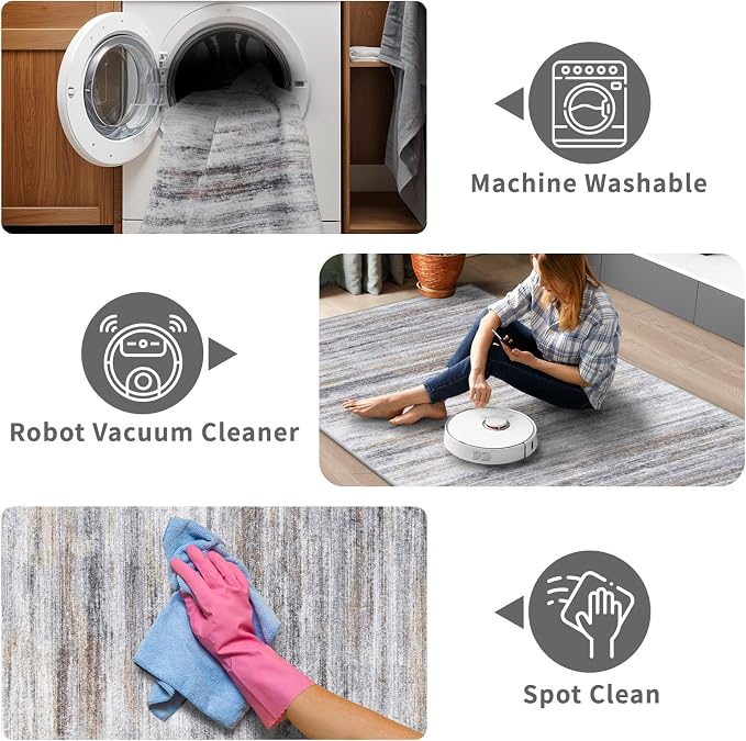 Washable Hallway Runner Rug for Home: Extra Long Runners for Entryway Living