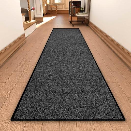 AREDO Runner Rug with Non Slip Rubber Backing, Washable Soft Floor Carpet