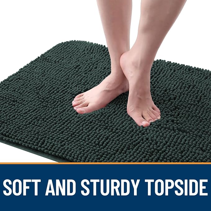 OLANLY Dog Door Mat for Muddy Paws 47x20, Absorbs Moisture and Dirt, Absorbent