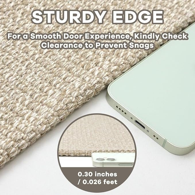 EARTHALL Washable Runner Rug 2x4 Ft Non Slip Runners
